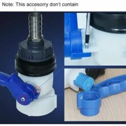 FR-LIFE Ruolin Adaptateur De Réservoir D'eau IBC,BR-Vie Robinet Cuve IBC Adaptateur Universel DN40 62 Mm Pour Robinet De Vidange, Citerne De Pluie, Bidon -Promos Recuperation Magasin 56487719 4