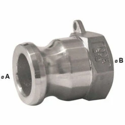 MULTITANKS Raccord Camlock Male - Filetée Femelle En Inox - Type A - Ø A: 1/2''____ Ø B: 1/2'' -Promos Recuperation Magasin 5705269 2