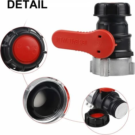 FLYME Adaptateur Réservoir IBC, Vanne Cuve Vanne Pour Cuve IBC, Adaptateur IBC Pour Réservoir, Robinet Cuve IBC DN50 (75 Mm) 6 FLYME Adaptateur Réservoir IBC, Vanne Cuve Vanne Pour Cuve IBC, Adaptateur IBC Pour Réservoir, Robinet Cuve IBC DN50 (75 Mm) – Image 4