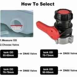 FLYME Adaptateur Réservoir IBC, Vanne Cuve Vanne Pour Cuve IBC, Adaptateur IBC Pour Réservoir, Robinet Cuve IBC DN50 (75 Mm) 11 FLYME Adaptateur Réservoir IBC, Vanne Cuve Vanne Pour Cuve IBC, Adaptateur IBC Pour Réservoir, Robinet Cuve IBC DN50 (75 Mm) -Promos Recuperation Magasin 58038959 5