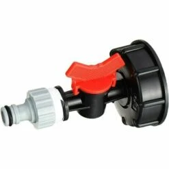 STARLIGHT SL.GT Adaptateur Pour IBC, Raccord De Sortie Pour Réservoir D'eau De Jardin Avec Robinet Et Téton S60X6 -Promos Recuperation Magasin 58150439 5