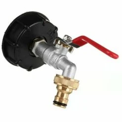 TRIOMPHE Robinet De Cuve De Récupération D'eau,Adaptateur IBC 1000 L Adaptateur De Réservoir IBC Adaptateur De Réservoir S60X6 Pour Robinet De Jardin En Laiton,T-Audace -Promos Recuperation Magasin 58205839 4