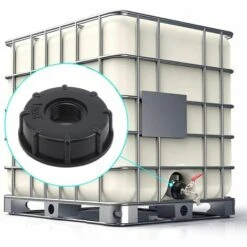 GRID COOL 3 Pièces De Barils Chimiques De 1000 Litres, Barils D'urée, Joints De Baril De Tonne IBC, Accessoires De Baril De Tonne, Joints En Plastique, Fil Intérieur à 6 Points (3/4 Pouce) -Promos Recuperation Magasin 58348889 3