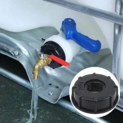 GRID COOL 3 Pièces De Barils Chimiques De 1000 Litres, Barils D'urée, Joints De Baril De Tonne IBC, Accessoires De Baril De Tonne, Joints En Plastique, Fil Intérieur à 6 Points (3/4 Pouce) -Promos Recuperation Magasin 58348889 4