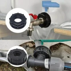 GRID COOL 3 Pièces De Barils Chimiques De 1000 Litres, Barils D'urée, Joints De Baril De Tonne IBC, Accessoires De Baril De Tonne, Joints En Plastique, Fil Intérieur à 6 Points (3/4 Pouce) -Promos Recuperation Magasin 58348889 5