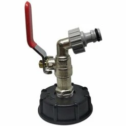 Kueatily Robinet De Réservoir 1000l. Ibc Tap Récupérateur D'eau De Pluie Tap Bowl Adapter Tap.drain Tank -Promos Recuperation Magasin 58759703 3