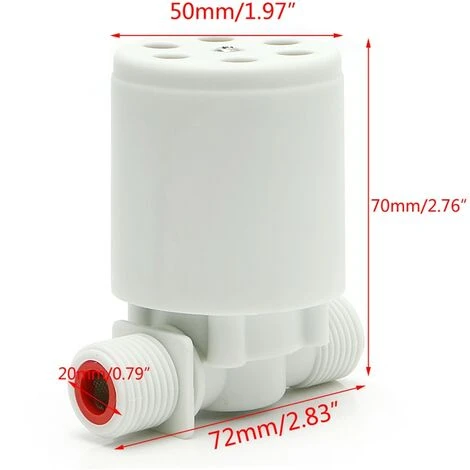 MONLY Vanne à Bille Flottante Automatique, Vanne De Contrôle Du Niveau D'eau F/réservoir D'eau 7 MONLY Vanne à Bille Flottante Automatique, Vanne De Contrôle Du Niveau D'eau F/réservoir D'eau – Image 5