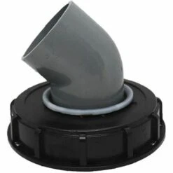 FLYME Couvercle En Plastique De Tonne De Tonne 163mm 45 Degrés Eau De Pluie Couvercle De Couvercle De Couvercle De Couvercle De Couvercle De Couvercle De Chapeau De Couvercle Noir Noir, Tuyau De Jardin