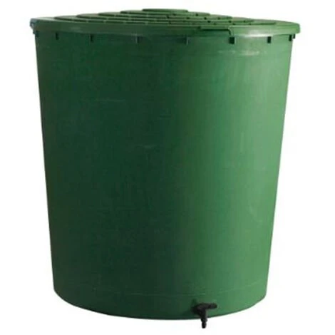 BELLI RECUPERATEUR D EAU ROND 500L AVEC COUVERCLE-Vert-98cm - Vert 3 BELLI RECUPERATEUR D EAU ROND 500L AVEC COUVERCLE-Vert-98cm - Vert