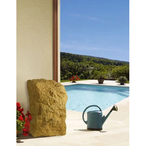 BELLI RECUPERATEUR D EAU MURAL 300L ROCHER-Beige-97cm - Beige 4 BELLI RECUPERATEUR D EAU MURAL 300L ROCHER-Beige-97cm - Beige – Image 2