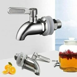 FLYME Distributeur De Boissons En Acier Inoxydable Robinet De Robinet De Remplacement Pour Homebrew Barrel Fermenter Vin Bière Distributeur De Jus De Boisson Spigot -Promos Recuperation Magasin 60177497 4