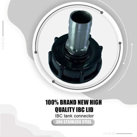 AOUGO Conteneur IBC 25mm Adaptateurs De Vanne De Robinet De Vidange Raccords Réservoir Portable Domestique Connecteurs De Tuyau D'arrosage En Plastique 7 AOUGO Conteneur IBC 25mm Adaptateurs De Vanne De Robinet De Vidange Raccords Réservoir Portable Domestique Connecteurs De Tuyau D'arrosage En Plastique – Image 5