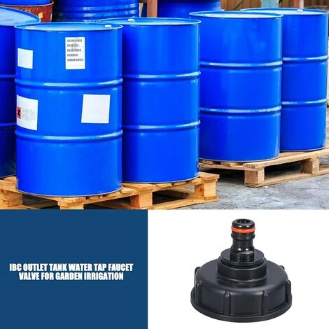 AOUGO IBC Raccord Robinet En Laiton Connecteur Sortie Raccord Vanne Robinet Raccords De Tuyau D'arrosag IBC Pour Robinet De Jardin En Laiton Avec Raccord 6 AOUGO IBC Raccord Robinet En Laiton Connecteur Sortie Raccord Vanne Robinet Raccords De Tuyau D'arrosag IBC Pour Robinet De Jardin En Laiton Avec Raccord – Image 4