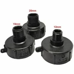 TOPHOMER Raccord Pvc S60x6 Taraudé 3/4'',Adaptateur De Tuyau De Réservoir 1000 L Plastique IBC Adaptateur De Tuyau D'arrosage Outils De Filetage 60 Mm Pour L'eau Réservoir Jardin Tuyau De Raccordement 19mm -Promos Recuperation Magasin 60936085 3