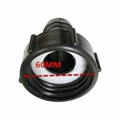 TOPHOMER Raccord Pvc S60x6 Taraudé 3/4'',Adaptateur De Tuyau De Réservoir 1000 L Plastique IBC Adaptateur De Tuyau D'arrosage Outils De Filetage 60 Mm Pour L'eau Réservoir Jardin Tuyau De Raccordement 19mm -Promos Recuperation Magasin 60936085 4