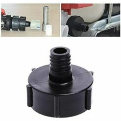 TOPHOMER Raccord Pvc S60x6 Taraudé 3/4'',Adaptateur De Tuyau De Réservoir 1000 L Plastique IBC Adaptateur De Tuyau D'arrosage Outils De Filetage 60 Mm Pour L'eau Réservoir Jardin Tuyau De Raccordement 19mm -Promos Recuperation Magasin 60936085 5