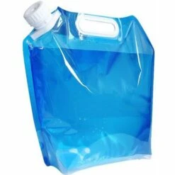MONLY Set De 2 Bidons Pliables Et Portables Pour Eau Potable (5 L + 10 L) Convient Pour La Randonnée, Le Camping, Le Pique-nique, Les Voyages, Le Barbecue-Versailles -Promos Recuperation Magasin 61180461 5