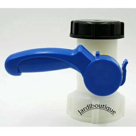 OUSUDELA Vanne Pour Cuve IBC 1000 Litres 2" / 62 Mm Vanne Papillon Intégrée En Plastique DN40 (62 Mm) 5 OUSUDELA Vanne Pour Cuve IBC 1000 Litres 2" / 62 Mm Vanne Papillon Intégrée En Plastique DN40 (62 Mm) – Image 3