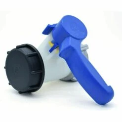 JOORRT Vanne Papillon Avec écrou Flottant En Aluminium S60x6 Pour Cuve 1000 Litres IBC