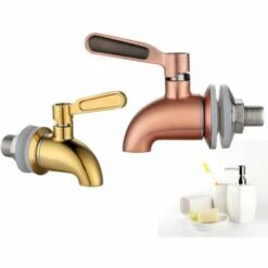 WIAN Robinet De Remplacement En Acier Inoxydable Pour Distributeur De Boissons, Robinet De Remplacement Pour Distributeur D'eau-Or Rose -Promos Recuperation Magasin 62947476 5
