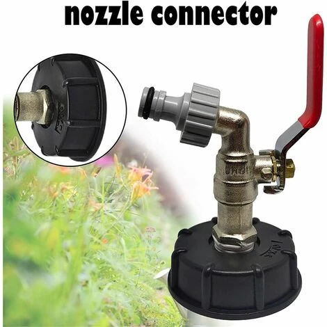 SINCèREETALI Robinet De Réservoir 1000L S60X6 Connecteur De Robinet IBC Avec Raccord De Tuyau 1/2", Adaptateur De Réservoir De Vidange, Pour Robinet De Jardin, Pour Adaptateur De Réservoir (1 Pièce) 4 SINCèREETALI Robinet De Réservoir 1000L S60X6 Connecteur De Robinet IBC Avec Raccord De Tuyau 1/2", Adaptateur De Réservoir De Vidange, Pour Robinet De Jardin, Pour Adaptateur De Réservoir (1 Pièce) – Image 2
