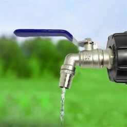 SINCèREETALI Robinet De Réservoir 1000L, Robinet Pour Collecteur D'eau De Pluie IBC, Adaptateur De Réservoir, Adaptateur De Réservoir De Vidange, Robinet En Laiton En PP Filetage Grossier 60 Mm (bleu 3/4") 11 SINCèREETALI Robinet De Réservoir 1000L, Robinet Pour Collecteur D'eau De Pluie IBC, Adaptateur De Réservoir, Adaptateur De Réservoir De Vidange, Robinet En Laiton En PP Filetage Grossier 60 Mm (bleu 3/4") -Promos Recuperation Magasin 63821506 5