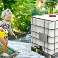 SINCèREETALI Adaptateur , Adaptateur De Réservoir S60x6 Vanne Robinet 3/4'', Plastique Robinet De Sortie D'eau Valve De Remplacement Pièces De Raccord Pour Récupérateurs Eau De Pluie -Promos Recuperation Magasin 63821547 4