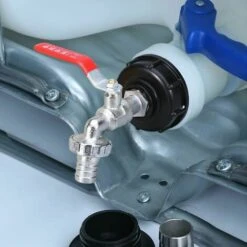 SINCèREETALI Adaptateur De Réservoir IBC Connecteur à Filetage 1/2", Robinet Cuve 1000L Robinet Recuperateur Eau De Pluie, Robinet Sortie Raccord Vanne Robinet Raccords De Tuyau D'arrosag -Promos Recuperation Magasin 63821662 5