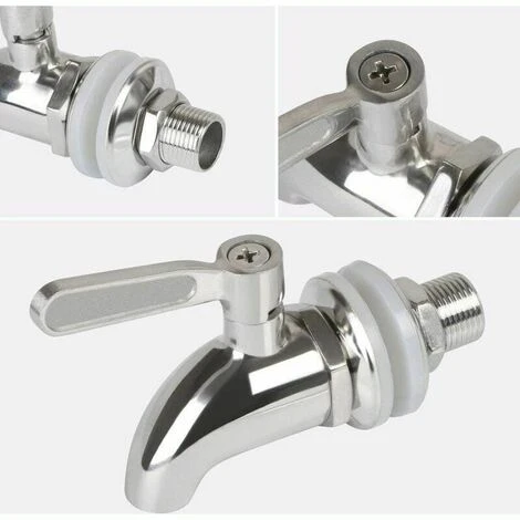 CLEGGFR Robinet De Tonneau,Distributeur De Boissons,Robinet Pour Tonneau De Bière, Robinet Pour Vin - En Acier Inoxydable Et Taille De 16mm 5 CLEGGFR Robinet De Tonneau,Distributeur De Boissons,Robinet Pour Tonneau De Bière, Robinet Pour Vin - En Acier Inoxydable Et Taille De 16mm – Image 3