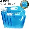 FOZIY Récipient à Eau Pliable Sunrain, Transporteur D'eau En Plastique Sans Bpa, Eau Pliante Extérieure，Fonepro -Promos Recuperation Magasin 63838507 1