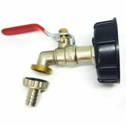 FOZIY Adaptateur IBC 1000L S60X6 Adaptateur De Réservoir De Carburant En Laiton Robinet De Jardin 1.27cm Raccord De Tuyau De Carburant，Fonepro -Promos Recuperation Magasin 63841408 3