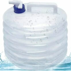 HKLFFJA Bidon Pliable Avec Réservoir D'eau Pliable Pour Le Camping, L'escalade, La Survie, 15 L