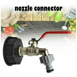 GroupM Laiton S60 * 6 Variable 1/2 Robinet En Plastique Sucette Tonne Seau Accessoires Robinet 1/2 Pouce Valve -Promos Recuperation Magasin 63894590 4