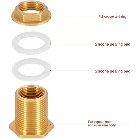 ARC-EN-CIéL 2 Pièces Dn20 3/4 Laiton Réservoir D'eau Tuyau D'eau Raccord Adaptateur Robinet Douille De Seau à Pluie Douille De Réservoir En Laiton Pour Robinet Seau De Pluie Réservoir D'eau, Arcenciél 7 ARC-EN-CIéL 2 Pièces Dn20 3/4 Laiton Réservoir D'eau Tuyau D'eau Raccord Adaptateur Robinet Douille De Seau à Pluie Douille De Réservoir En Laiton Pour Robinet Seau De Pluie Réservoir D'eau, Arcenciél – Image 5