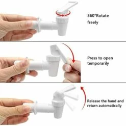 WAVE Plastique Robinet,Robinet De Tonneau,Distributeur De Boissons,pour Homebrew Barrel Fermenter Vin Bière Distributeur De Jus De Boisson Spigot(6 Pieces) -Promos Recuperation Magasin 64221069 4