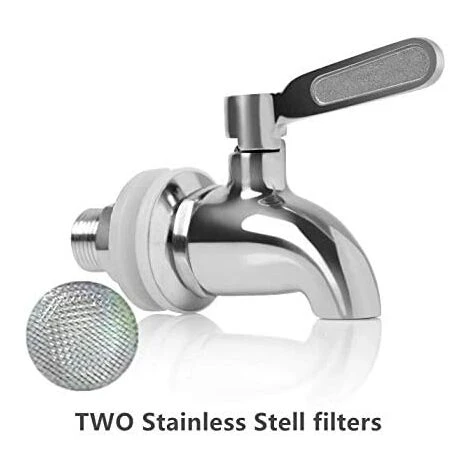 WAVE Remplacement De Robinet De Distributeur De Boissons,Robinet De Tonneau Du Vin Et De La Bière Ou De Boisson En Acier Inoxydable, Inusable,16mm Robinet De Rechange Pour Distributeur 4 WAVE Remplacement De Robinet De Distributeur De Boissons,Robinet De Tonneau Du Vin Et De La Bière Ou De Boisson En Acier Inoxydable, Inusable,16mm Robinet De Rechange Pour Distributeur – Image 2