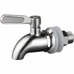 MINKUROW Robinet De Tonneau,12mm Distributeur De Boissons,Robinet Pour Tonneau De Bière, Robinet Pour Vin - En Acier Inoxydable Et Taille