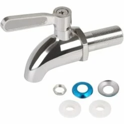 MINKUROW Robinet De Tonneau,12mm Distributeur De Boissons,Robinet Pour Tonneau De Bière, Robinet Pour Vin - En Acier Inoxydable Et Taille -Promos Recuperation Magasin 64359740 5