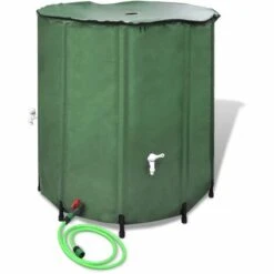 TANCYCO Récupérateur D'eau, Réservoirs D'eau De Pluie Pliables, Réservoir Collecteur Portable, Réservoir De Stockage D'eau Pour Jardin (750 L)