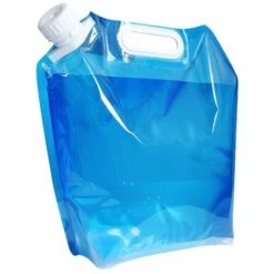 NAXUNNN Set De 2 Bidons Pliables Et Portables Pour Eau Potable (5 L + 10 L) Convient Pour La Randonnée, Le Camping, Le Pique-nique, Les Voyages, Le Barbecue- -Promos Recuperation Magasin 64499172 5
