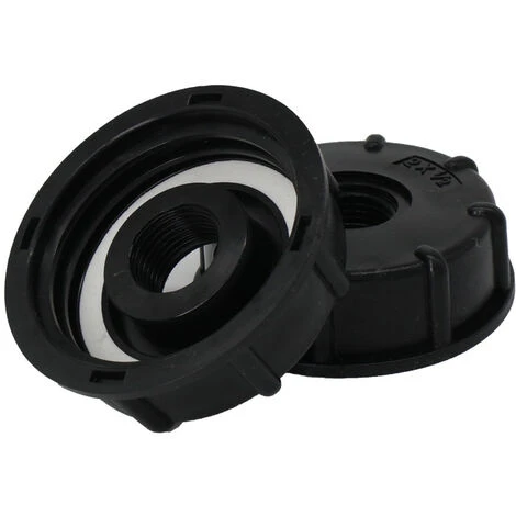 MERéTéET 2 Pièces IBC Adaptateur De Réservoir De Vidange Plastique Eau Réservoir Couvercle Adaptateur IBC Adaptateurs Raccords Filetages Épais Robinets 1/2 Pouce Noir,KoleZy 3 MERéTéET 2 Pièces IBC Adaptateur De Réservoir De Vidange Plastique Eau Réservoir Couvercle Adaptateur IBC Adaptateurs Raccords Filetages Épais Robinets 1/2 Pouce Noir,KoleZy
