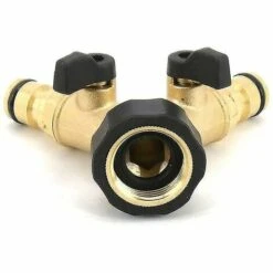 BAICCCF Robinet De Cuve De Récupération D'eau Connecteur En Y Pour Tuyau D'arrivée D'eau (2 Voies Pour Tuyau D'arrivée, Laiton 26,9 Mm (3/4"), Collecteur En Y -Promos Recuperation Magasin 64771385 3