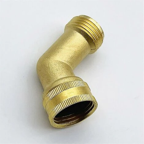 BAICCCF Robinet De Cuve De Récupération D'eau 3/4" Connecteur En Laiton à Filetage Femelle/mâle, Raccord De Tube De Tuyau D'arrosage à Angle De 130 Degrés, Accessoires D'adaptateur De Réservoir D'eau 5 BAICCCF Robinet De Cuve De Récupération D'eau 3/4" Connecteur En Laiton à Filetage Femelle/mâle, Raccord De Tube De Tuyau D'arrosage à Angle De 130 Degrés, Accessoires D'adaptateur De Réservoir D'eau – Image 3