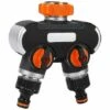BAICCCF Robinet De Cuve De Récupération D'eau Distributeur D'arrosage à 2 Voies, Répartiteur De Tuyau D'arrosage, Connecteur De Tuyau D'arrosage, Débit D'eau Réglable, Idéal Pour Robinet Extérieur 1 BAICCCF Robinet De Cuve De Récupération D'eau Distributeur D'arrosage à 2 Voies, Répartiteur De Tuyau D'arrosage, Connecteur De Tuyau D'arrosage, Débit D'eau Réglable, Idéal Pour Robinet Extérieur -Promos Recuperation Magasin 64771421 1