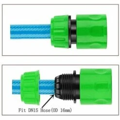 BAICCCF Robinet De Cuve De Récupération D'eau Connecteur De Tuyau D'arrosage Connecteur D'arrosage Accessoires De Tuyau (6 Connecteurs De Tuyau Rapides, 3 Connecteurs Mâles Doubles), Kit De Connexion Rapide Et Facile. -Promos Recuperation Magasin 64771448 3