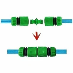BAICCCF Robinet De Cuve De Récupération D'eau Connecteur De Tuyau D'arrosage Connecteur D'arrosage Accessoires De Tuyau (6 Connecteurs De Tuyau Rapides, 3 Connecteurs Mâles Doubles), Kit De Connexion Rapide Et Facile. -Promos Recuperation Magasin 64771448 4