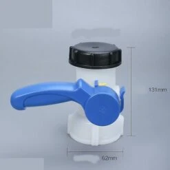 BAICCCF Robinet De Cuve De Récupération D'eau 1000l Résistant Aux Acides Et Aux Alcalis Boîte Carrée Soupape De Décharge Nouvelle Vanne En Plastique Ibc Ton Baril Commutateur Accessoires Dn40 Vanne Papillon Accessoires -Promos Recuperation Magasin 64771469 4