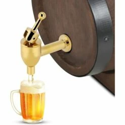 LLOVE Robinet De Baril De Vin Robinet En Cuivre Pour Vin, Baril De Bière, Distributeur De Boissons, Robinet De Remplacement(12mm-d'or) -Promos Recuperation Magasin 64870339 3
