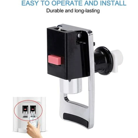 LLOVE Eau Robinet Plastique Refroidisseur Robinet Eau Distributeur Nettoyer Robinet Convient Adaptateur Chaud Froid Eau Robinet Remplacement Rouge 2Pcs 5 LLOVE Eau Robinet Plastique Refroidisseur Robinet Eau Distributeur Nettoyer Robinet Convient Adaptateur Chaud Froid Eau Robinet Remplacement Rouge 2Pcs – Image 3