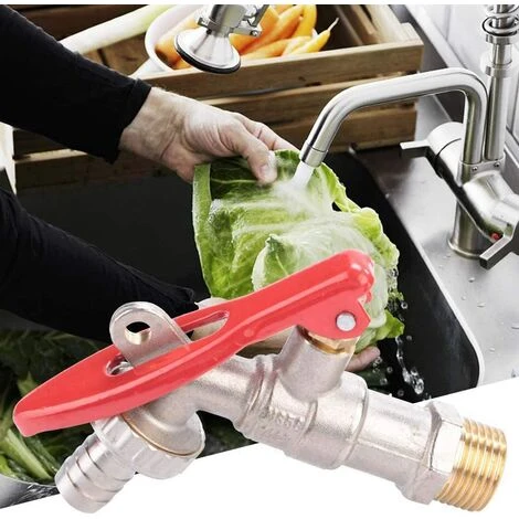 LLOVE Outil De Jardin En Plein Air De Robinet Verrouillable De Robinet Deau De Fil En Laiton 5 LLOVE Outil De Jardin En Plein Air De Robinet Verrouillable De Robinet Deau De Fil En Laiton – Image 3